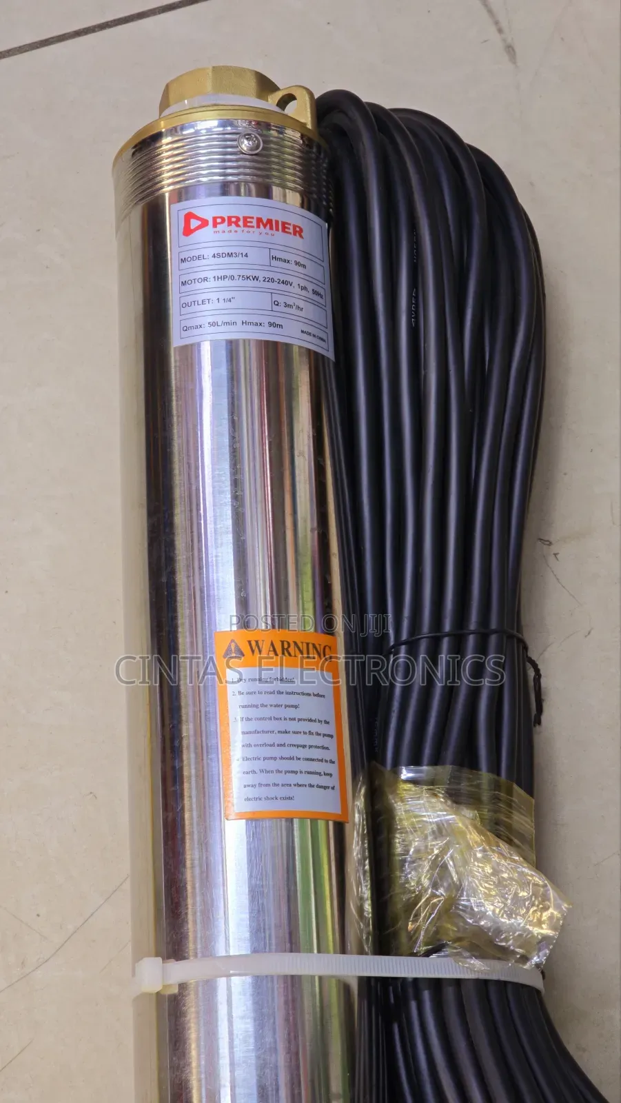 Premier Submersible Pump 1HP