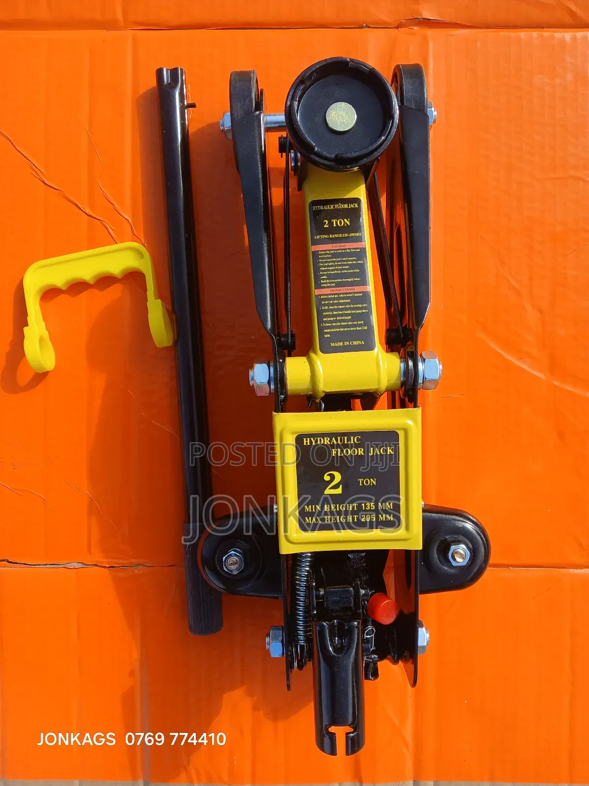 Heavy-Duty Floor Jack 2 Tonnes