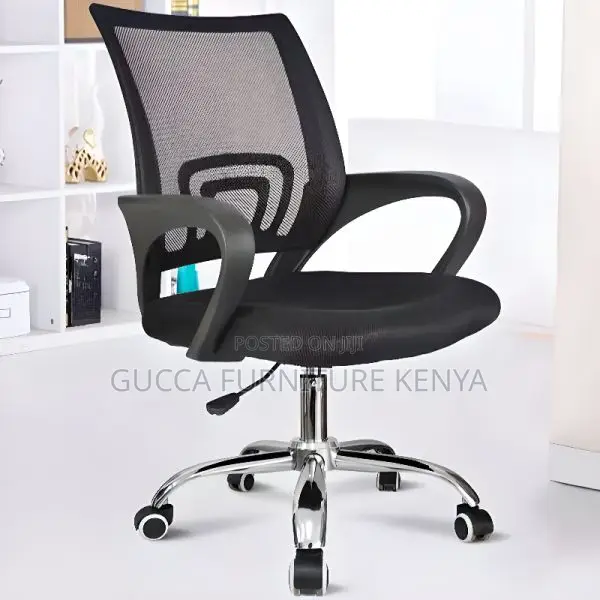Office Chairs: Clerical Mesh Swivel Study Work Chair