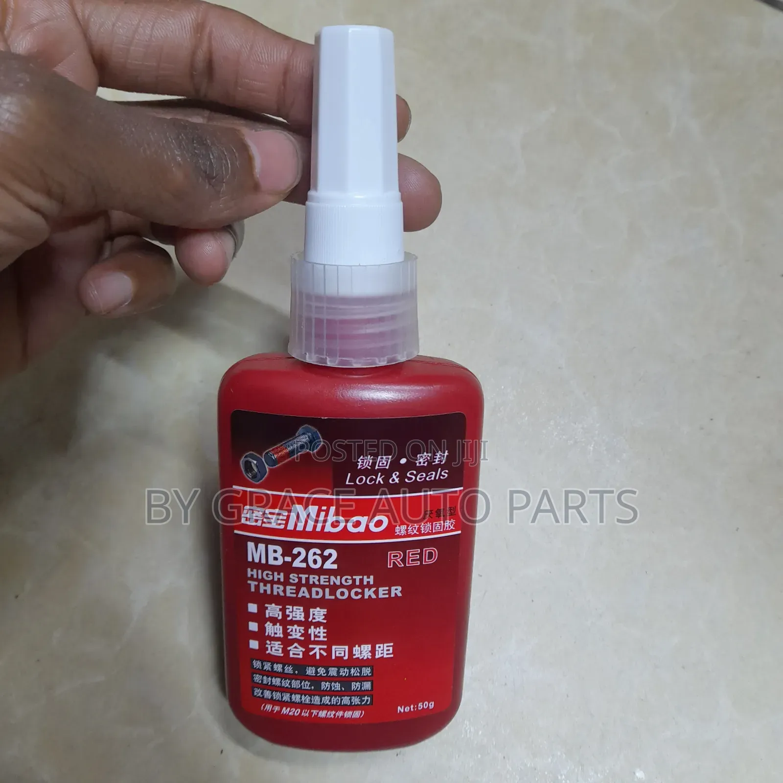 High Strength Threadlocker Lock and Seal.