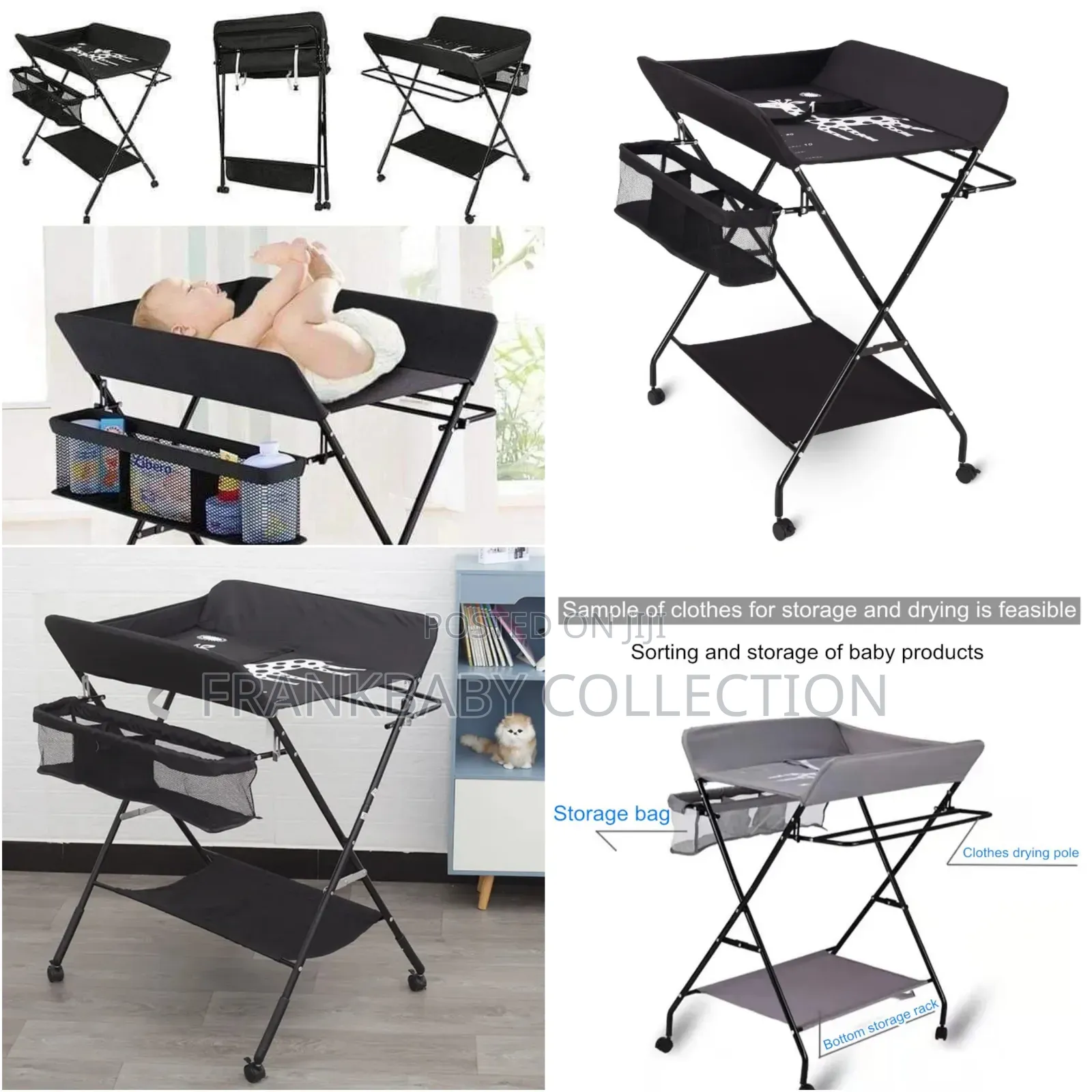 Baby Diaper Changing Table With Organizer