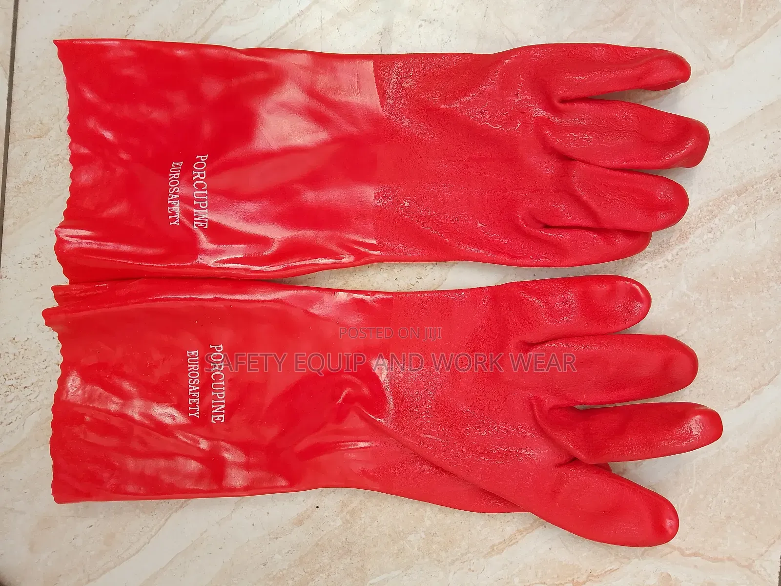 Two-tone PVC Safety Gloves
