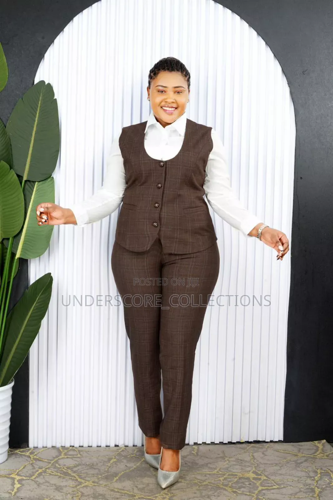 3 in 1 Half Coat Trouser Suit