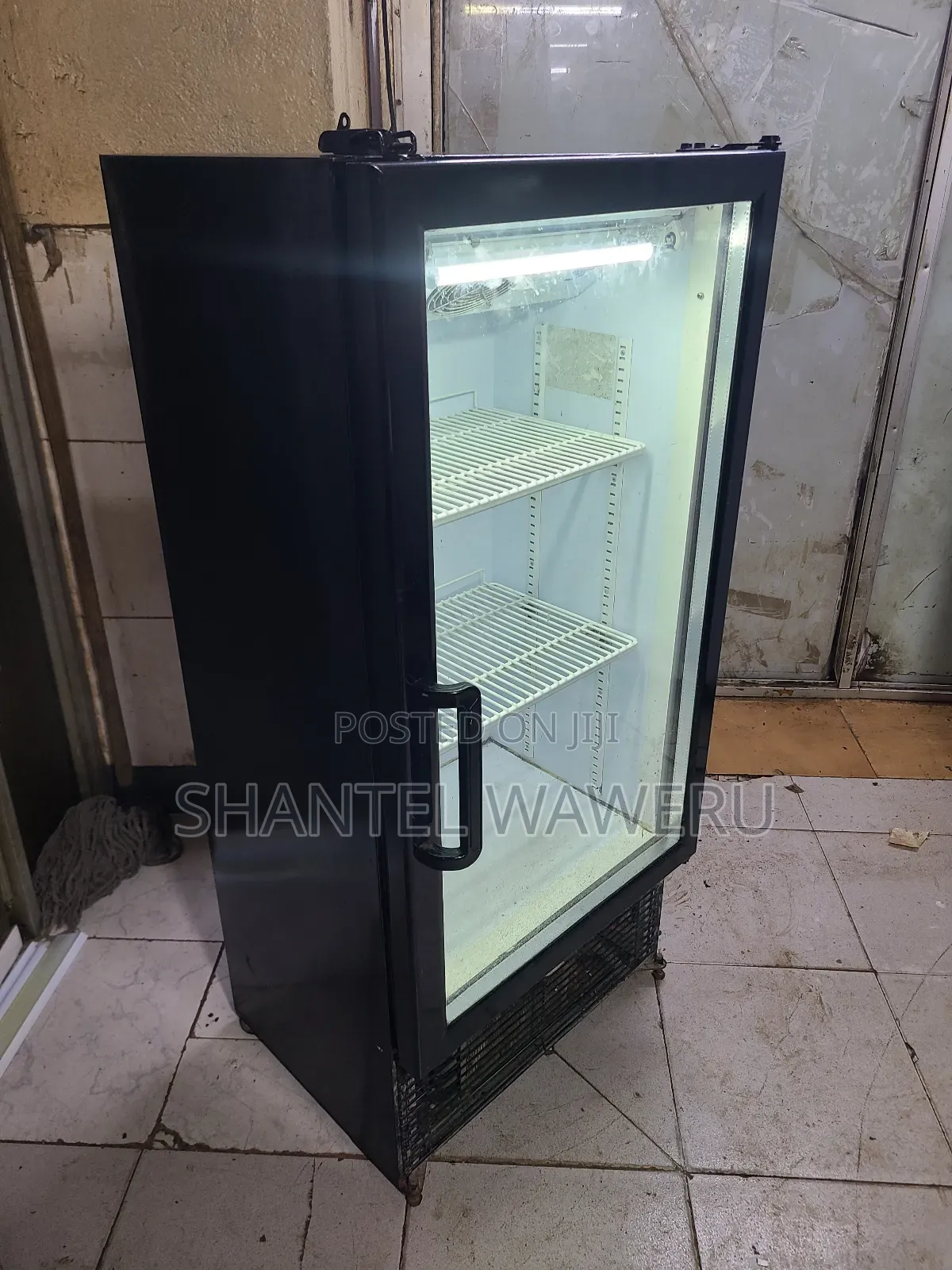 Black in Colour Display Fridge