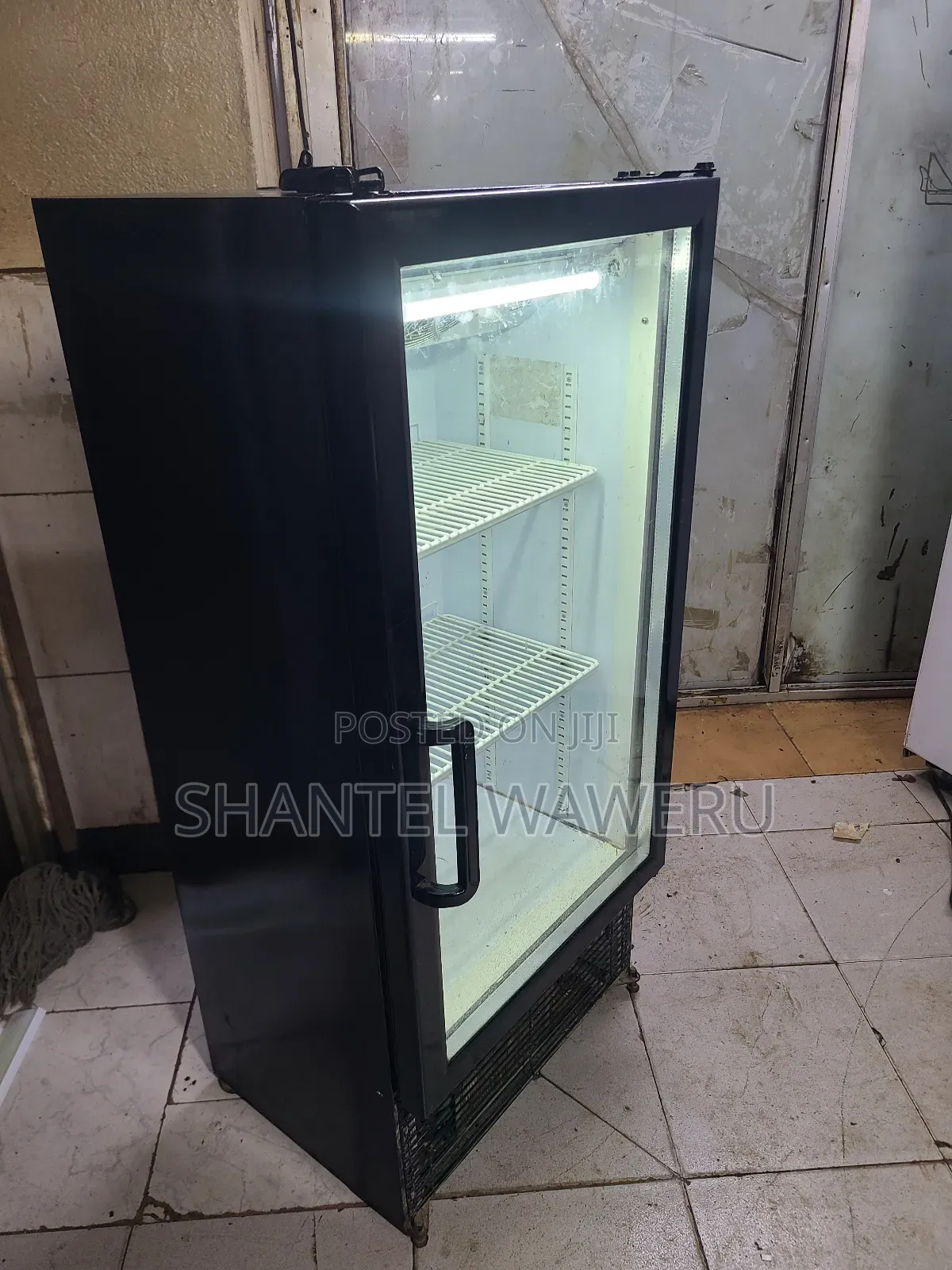 Black in Colour Display Fridge