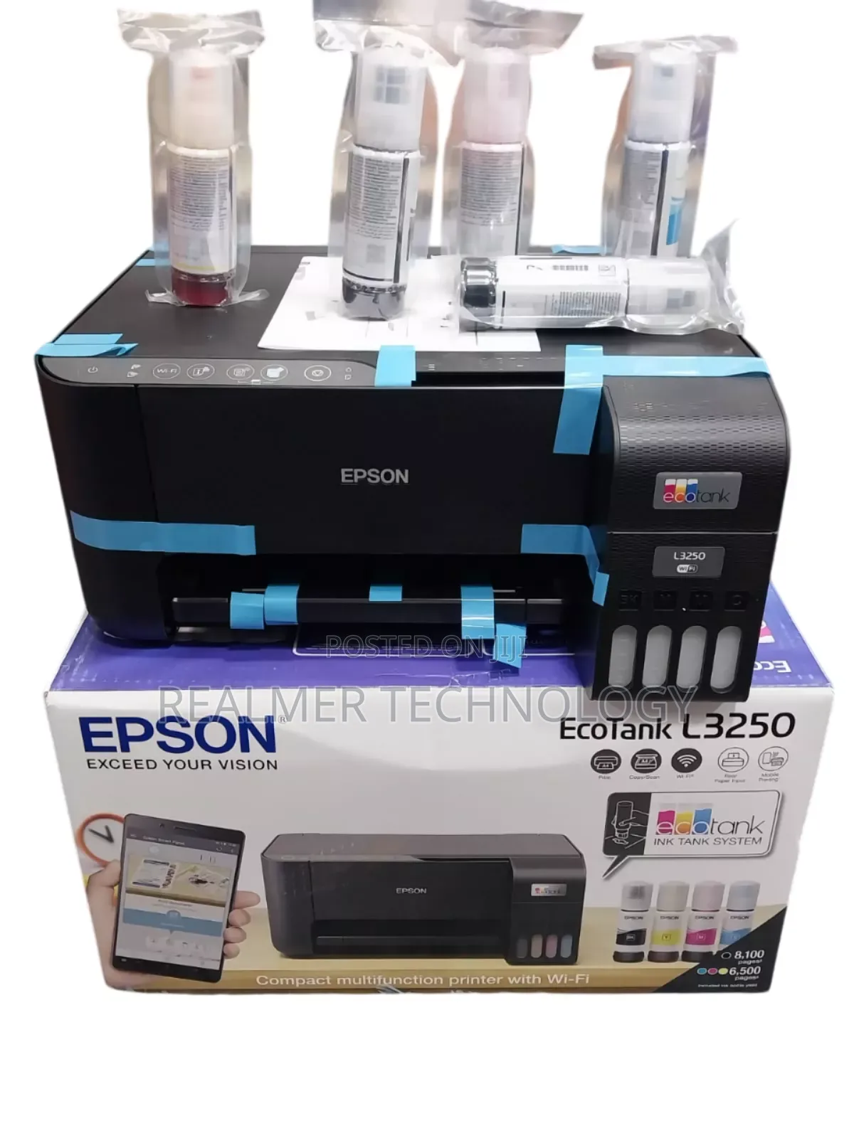 Epson Ecotank L3250 A4 Wi-Fi All-in-One Ink Tank Printer