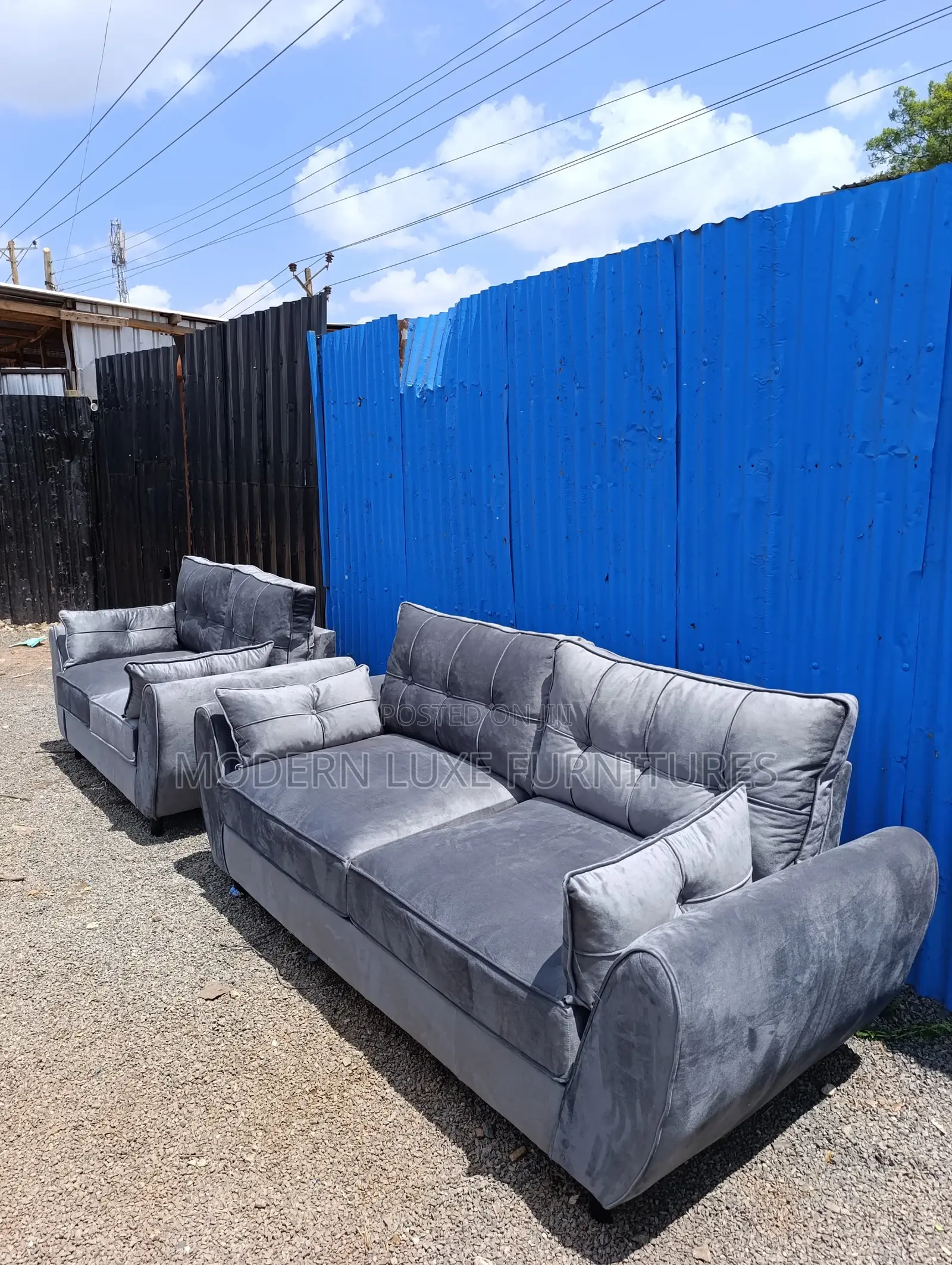 The Luxe Lounge 5 Seater Sofa With Plush Cushions