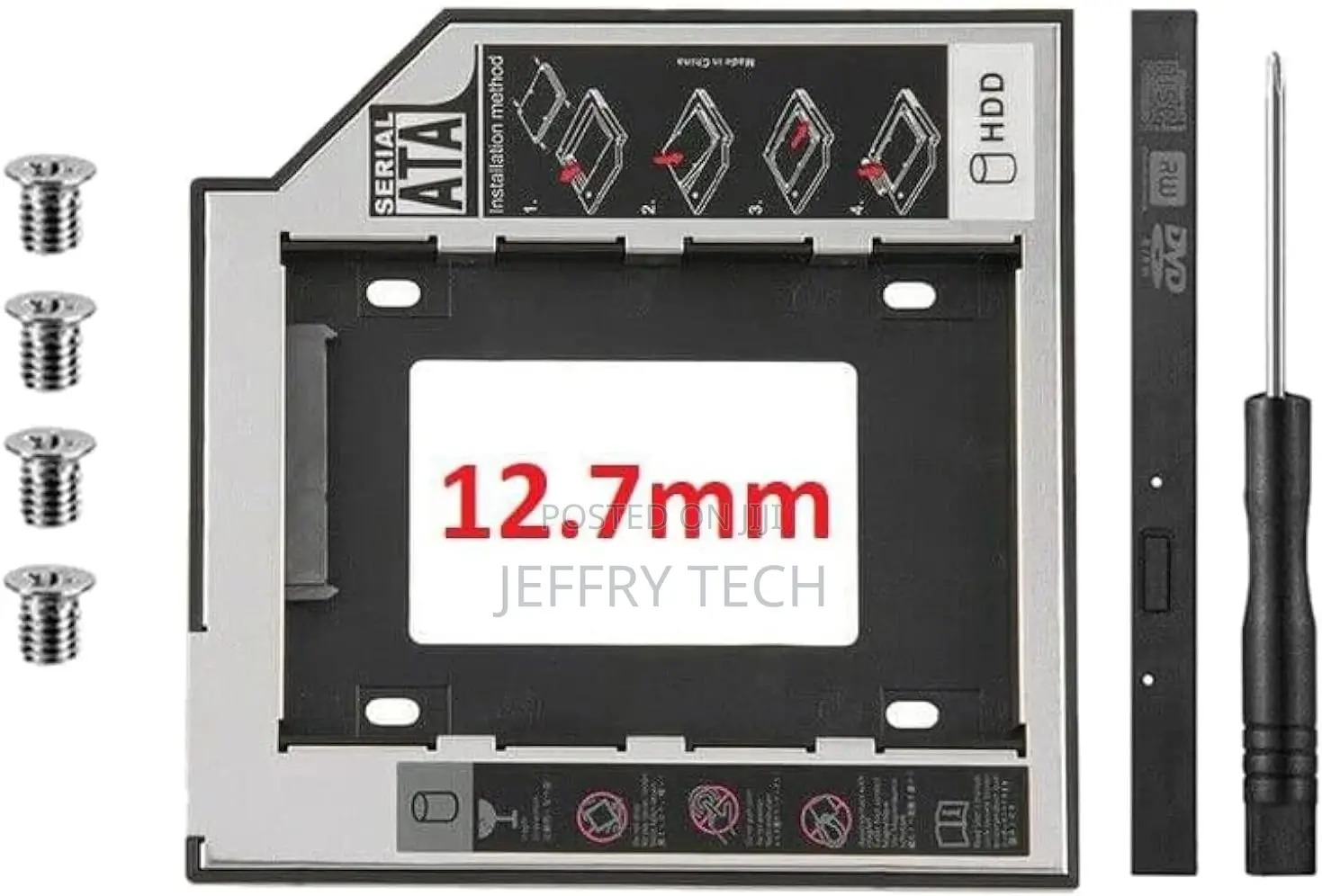 Zonic Caddy HDD 12.7mm Hard Drive 2.5 Inch With SATA Power/