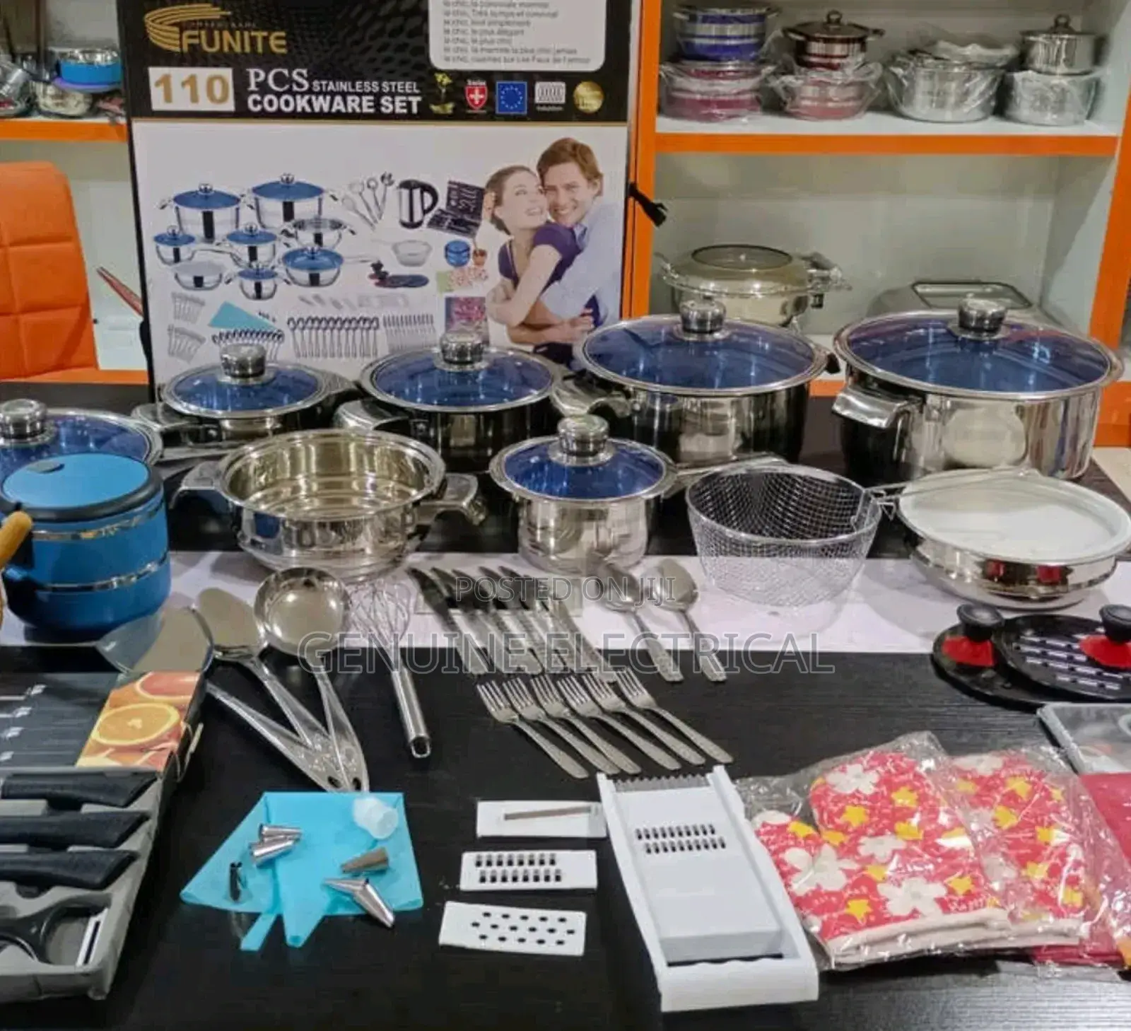 Marwa 110pieces Cookware Set
