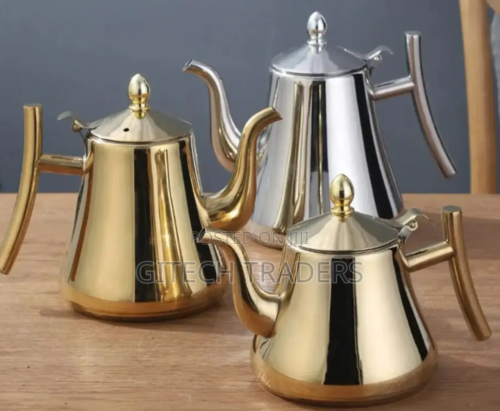 Stainless Steel Teapot With Infusion Set, Very Suitable