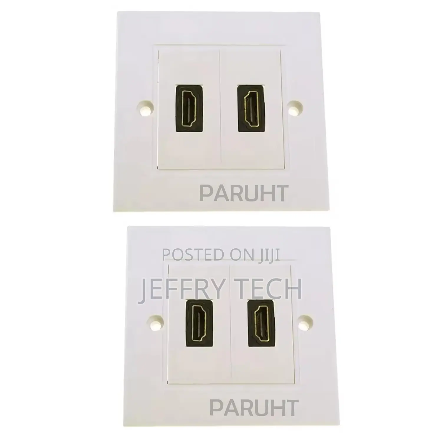 PARUHT Dual HDMI Wall Socket Face Plate Multimedia Cable Ada