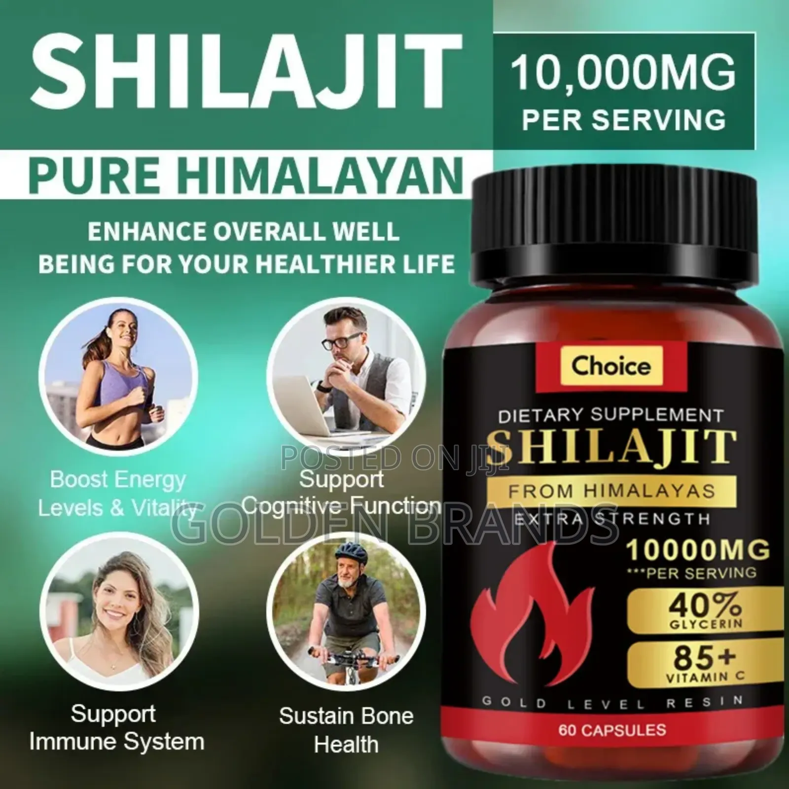 Pure Shilajit 85+ Trace Minerals Enhance Men Performance