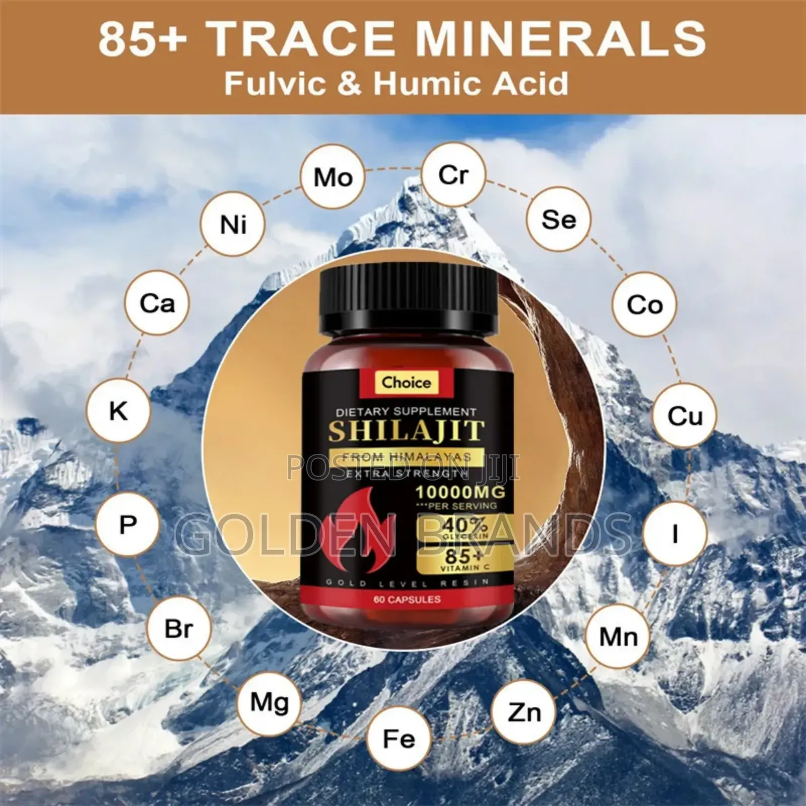 Original Shilajit Capsules 10000mg High Purity Mineral