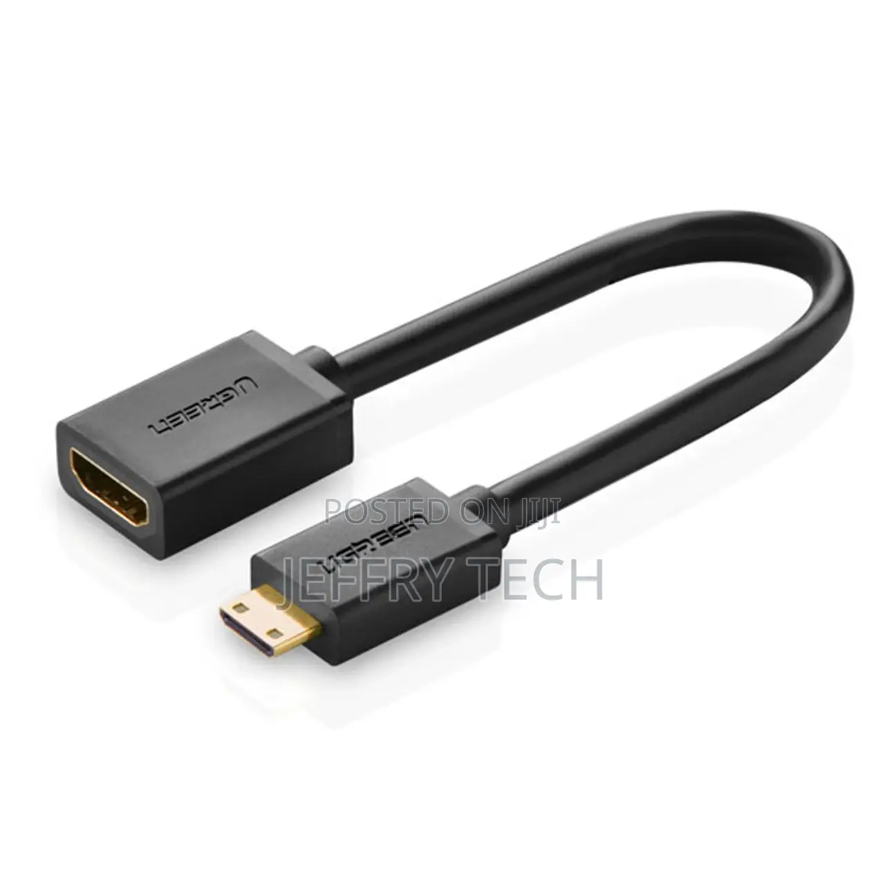 UGREEN Mini Male HDMI to Female HDMI Adapter Cable ( 22cm )