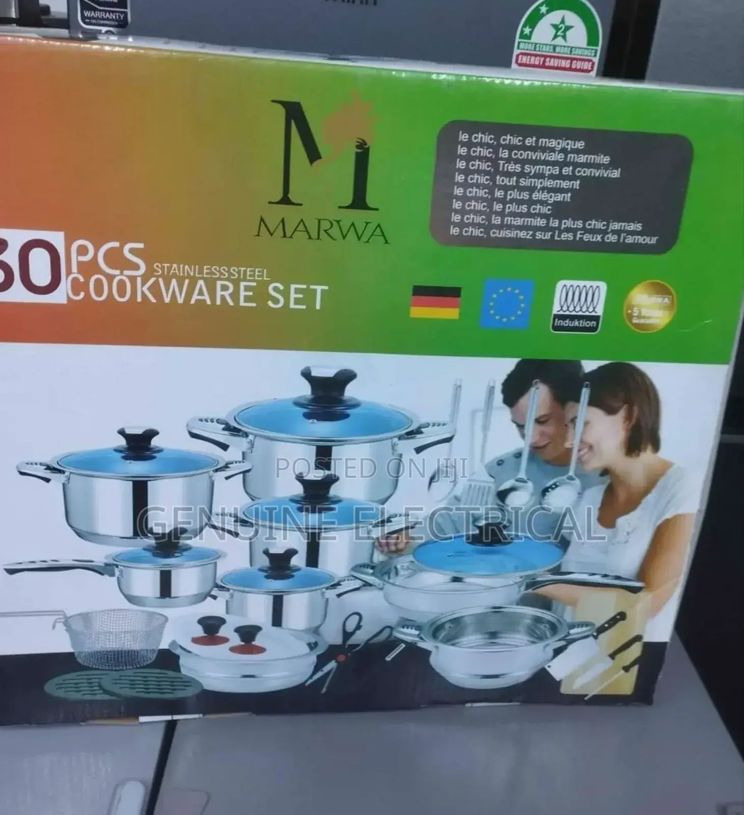 New Model 30 Pieces Marwa Cookwares