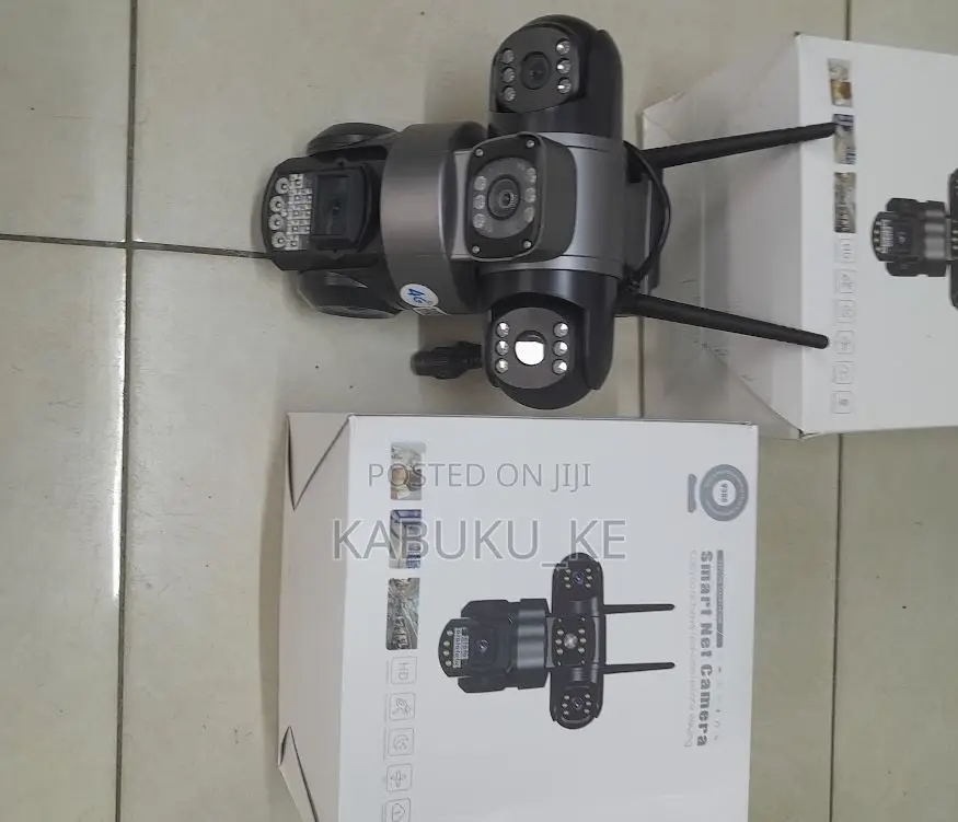 3 Lens 4G Simcard Dome Wireless PTZ Camera