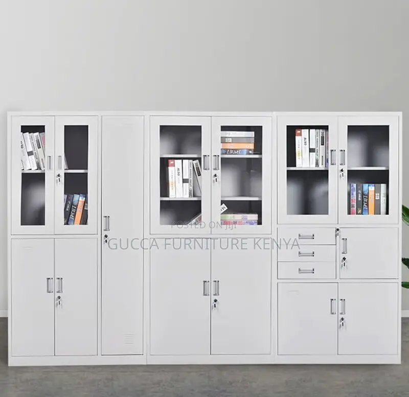 Cabinets:2-Door Credential Office Cabinet With Safe