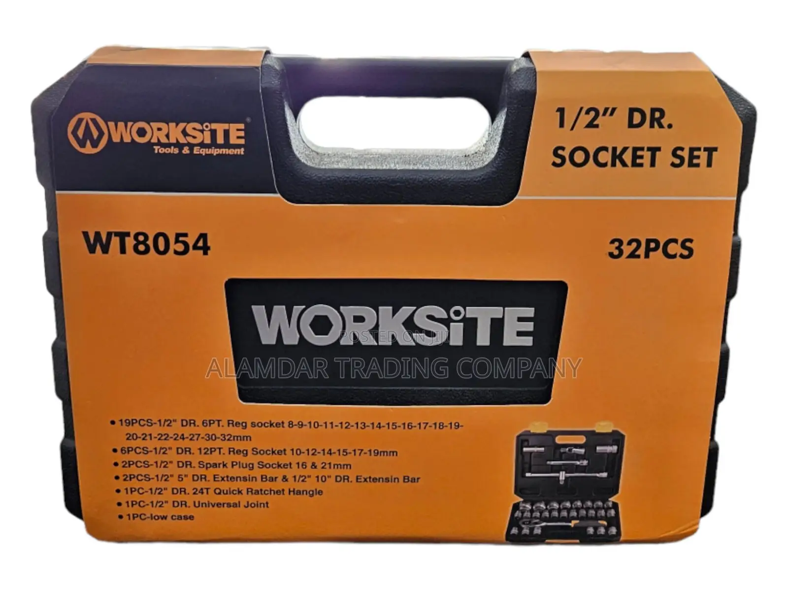 32pcs Socket Set 1/2 Inch Drive Socket Wrench