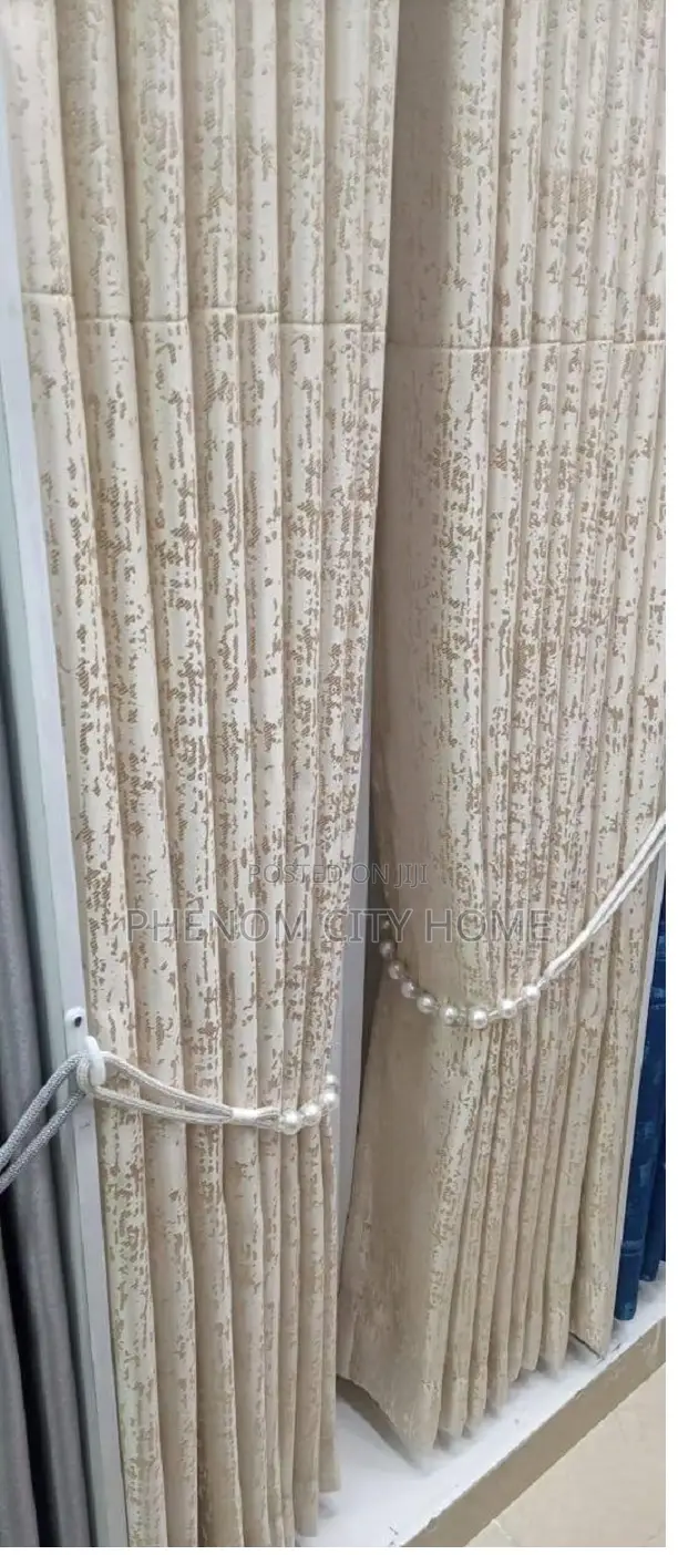 Beige High Quality Curtain Available Per Metre