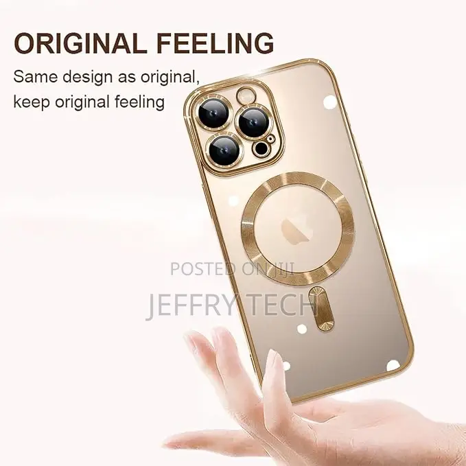 Magsafe Camera Lens Protection, Clear Luxury Soft Case
