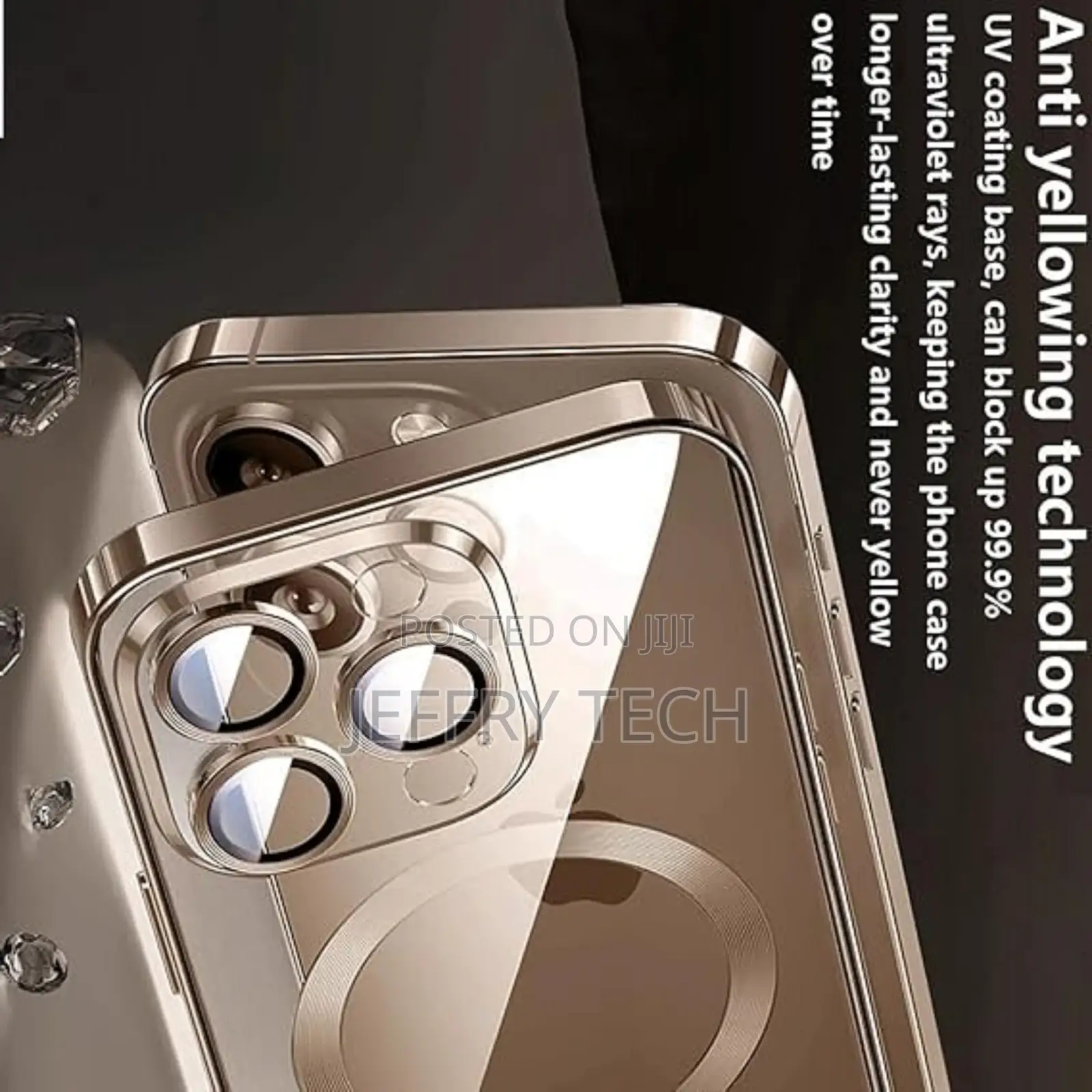 iPhone 16 Pro Case Clear With Magsafe Built-in Camera Lens