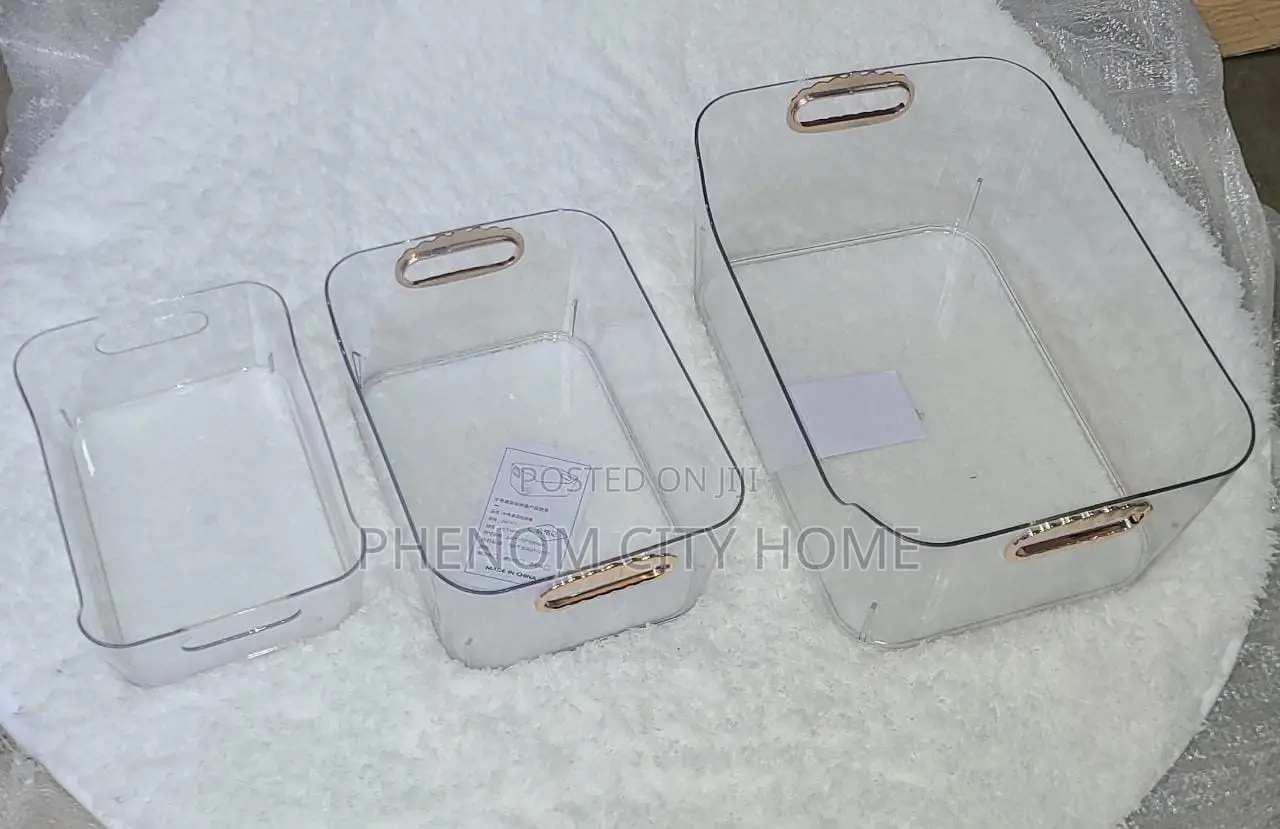 Light Luxury Desktop Transparent Storage