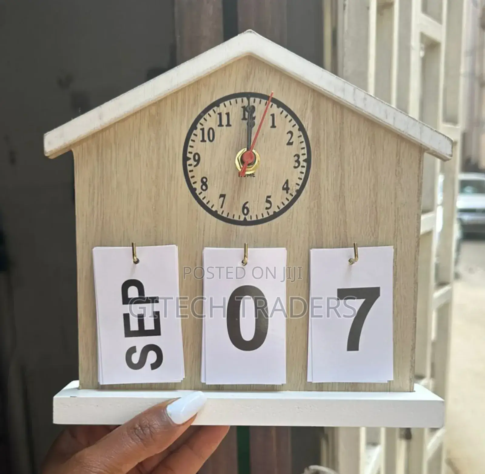 Solid Digital Clock Office Desk Accessories.