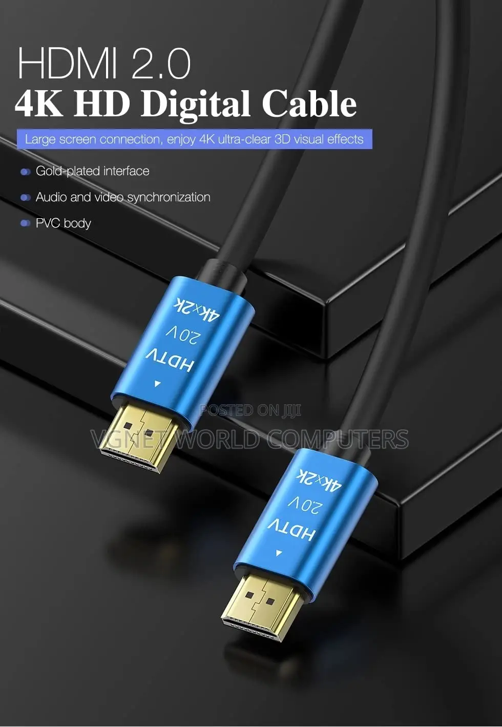 HDTV Ultra HD 2.0V 4kx2k Premium High Speed-25m