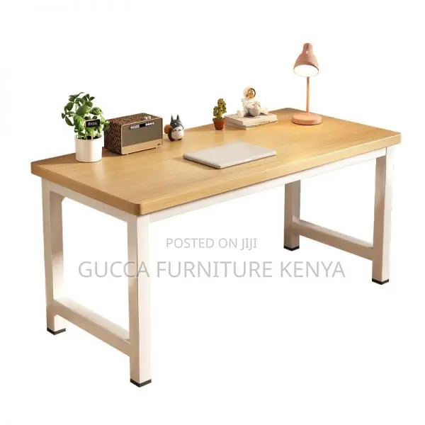 Clerical Desking:Casual Rectangular Steel Frame Home Desk