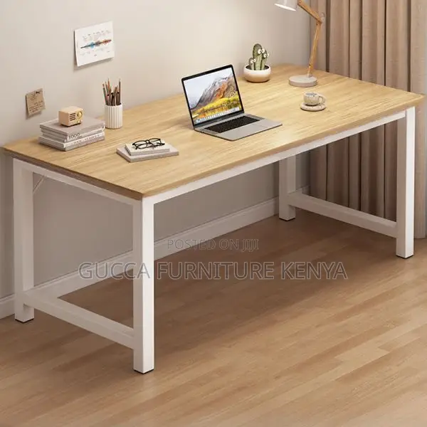 Clerical Desking:Casual Rectangular Steel Frame Home Desk