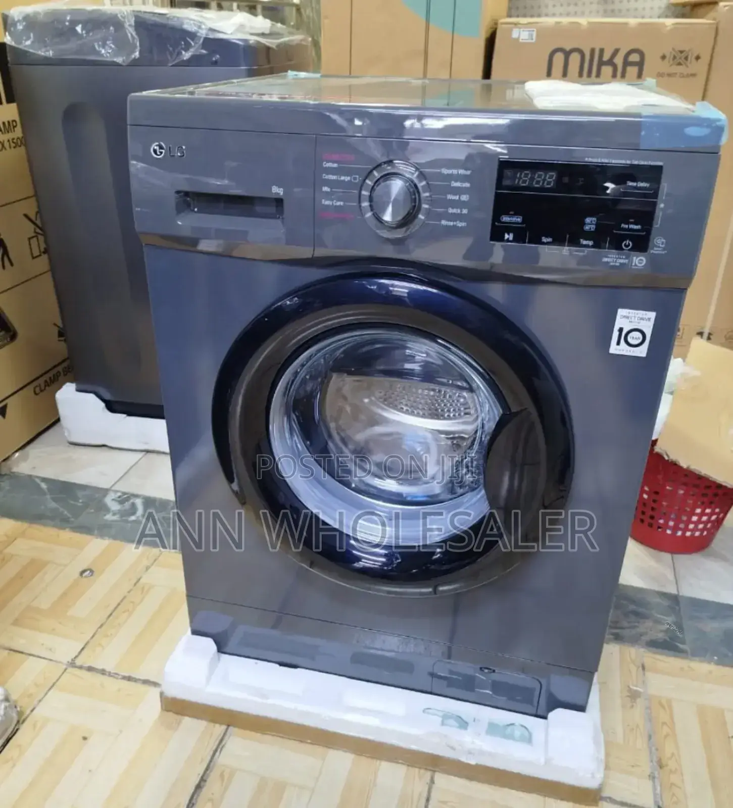 Warranty - Front Load -Wash and Spin Lg 8 Lg G-5