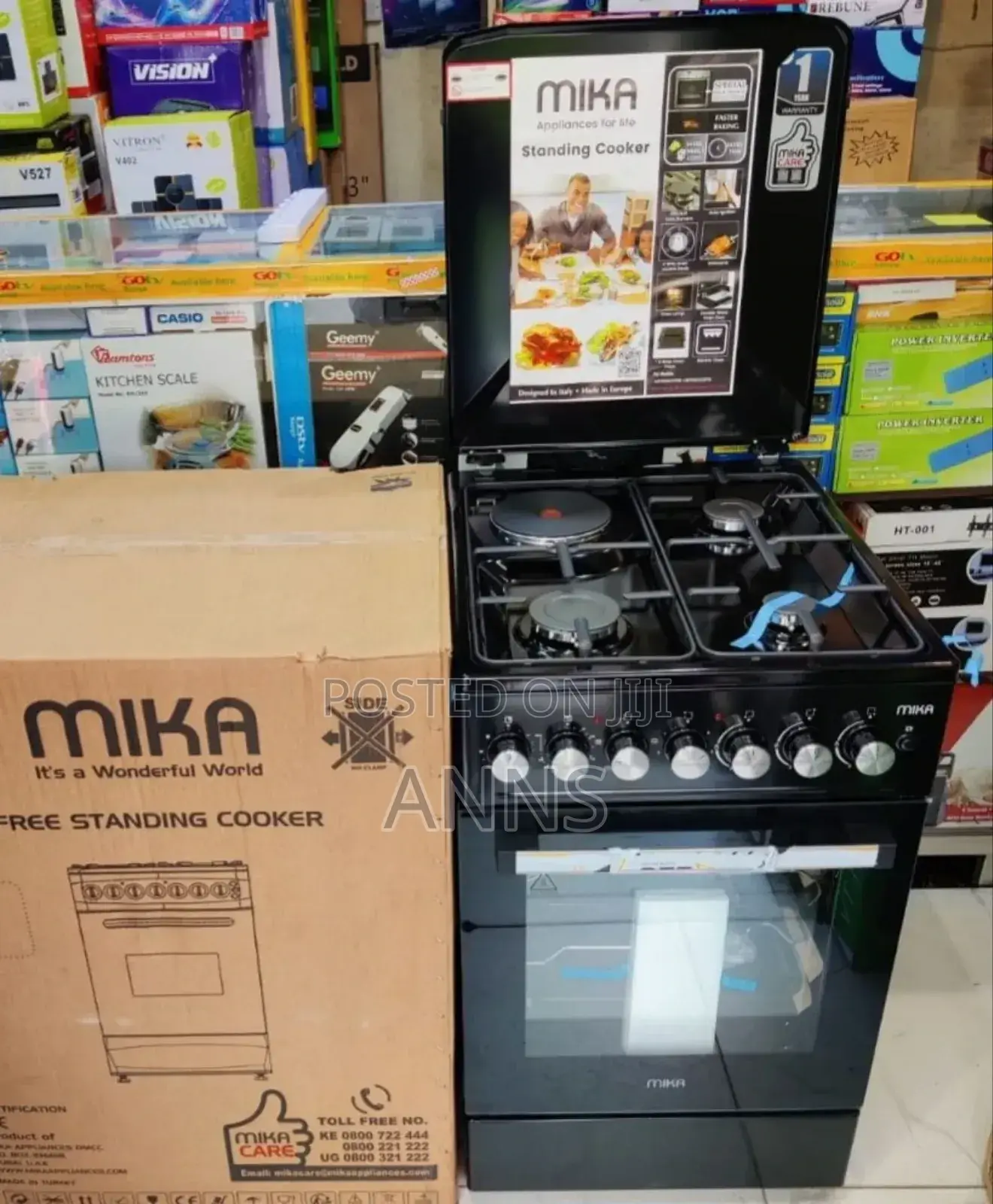 60*60 Mika With Electric Oven 3+1 BEST COOKER