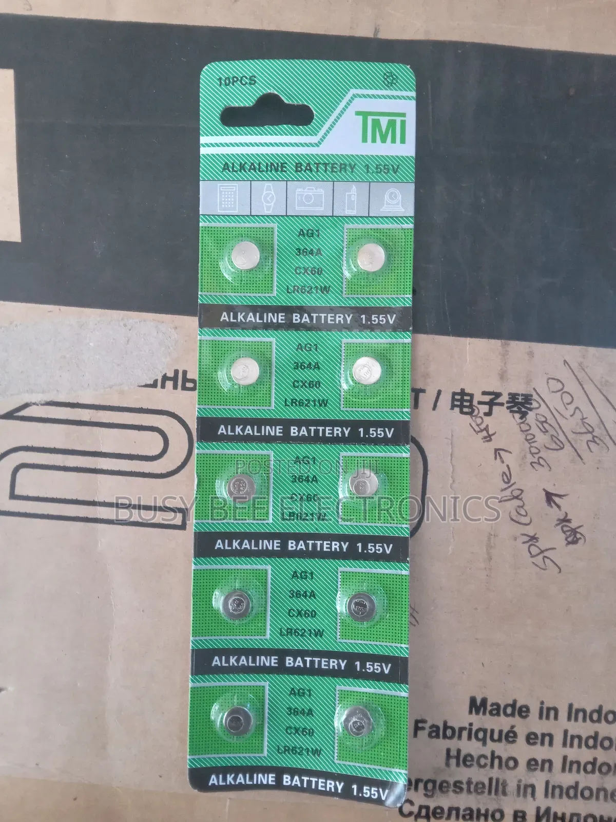 LR621W Alkaline Batteries