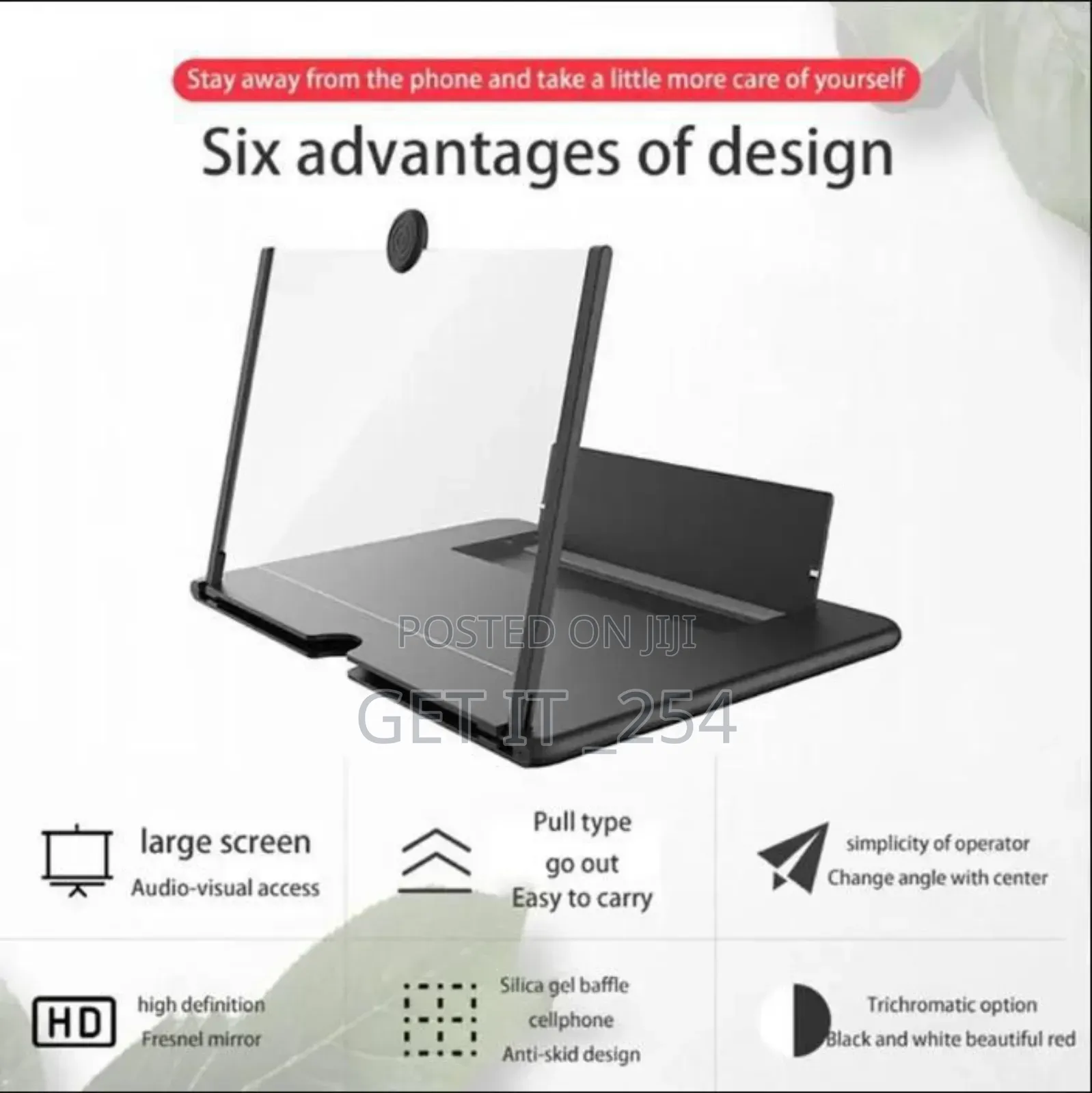 *12” Phone Screen Magnifiers*
Projects Phone Visuals