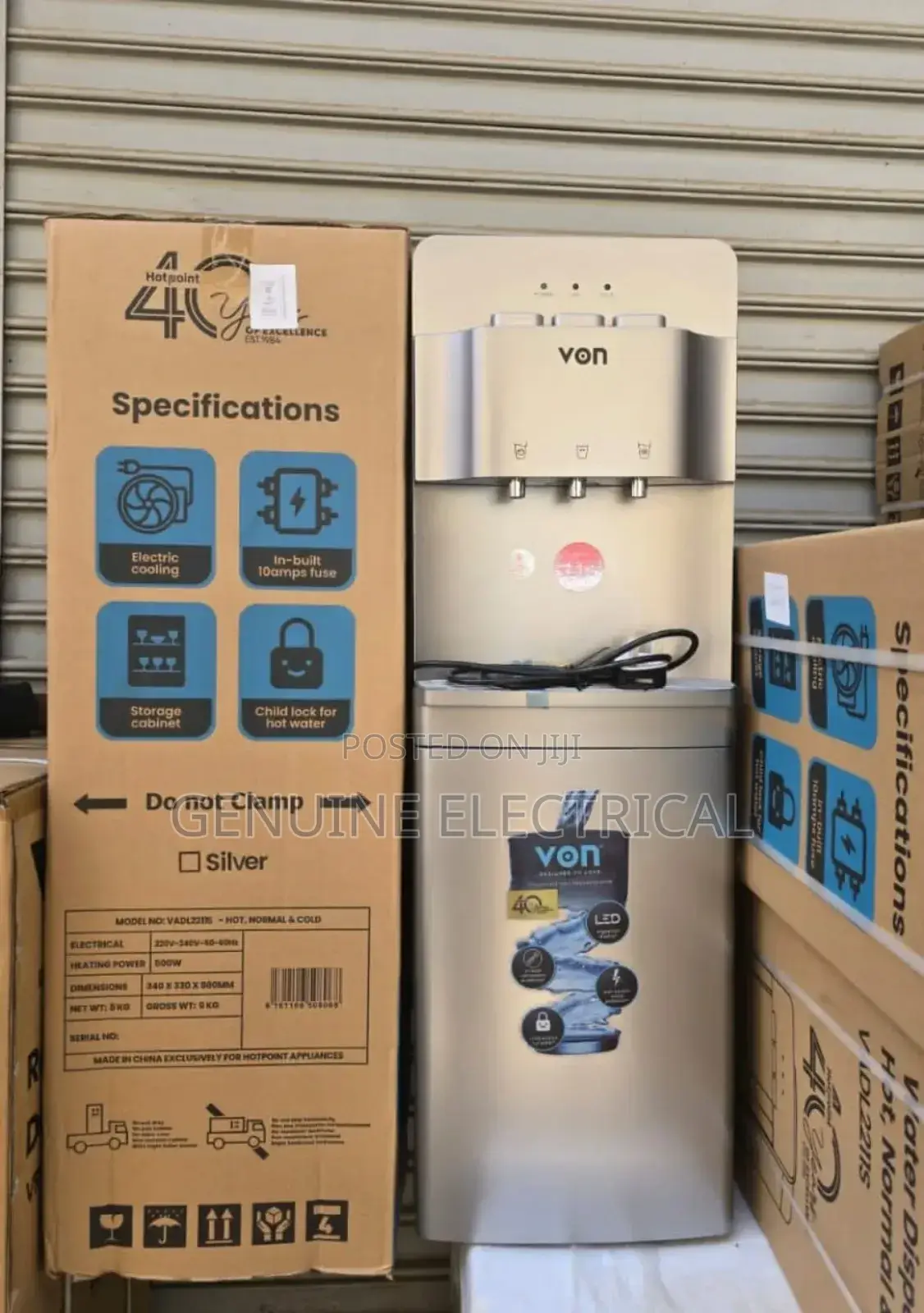 High Quality Von 3 Taps Hot Normal and Cold Dispenser