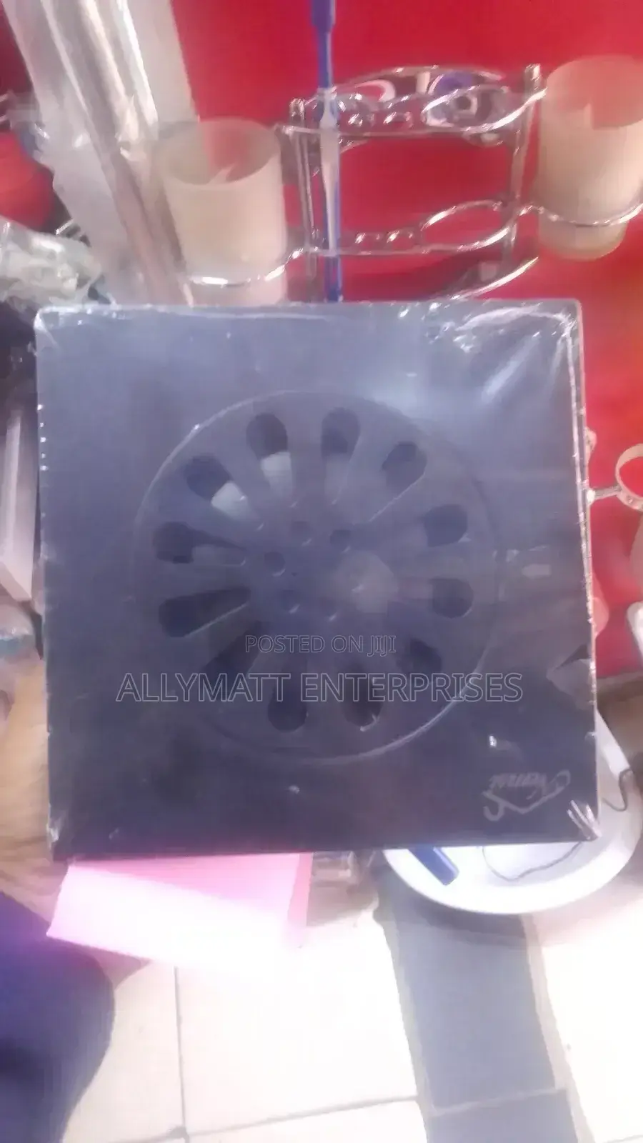 Modern Floor Trap Black
