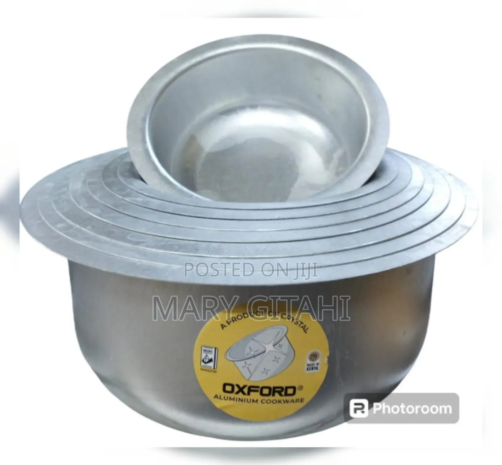 12/19 Black Oxford Light Aluminum Cooking Pots*
