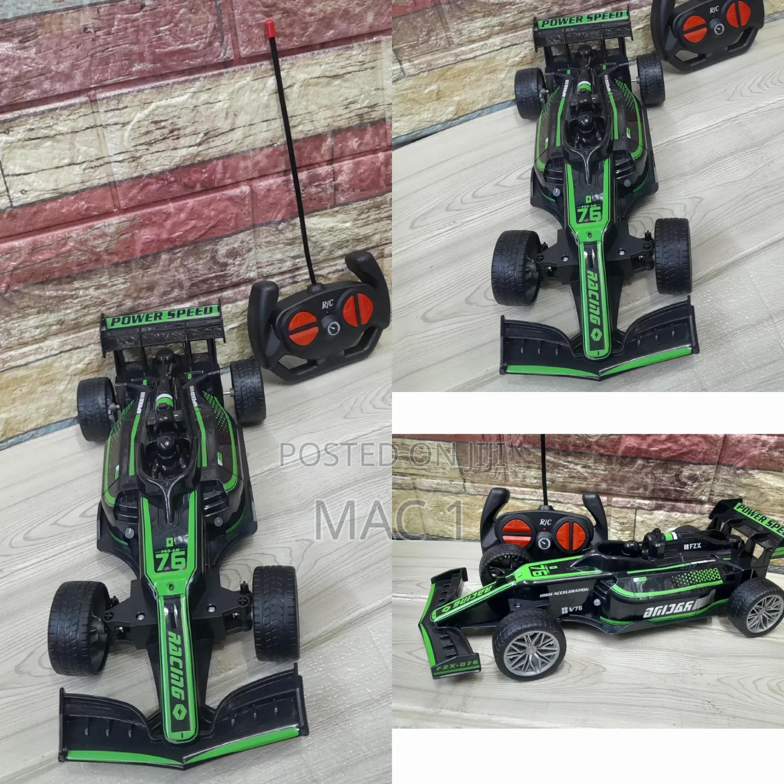 Green Formula One Toy Car