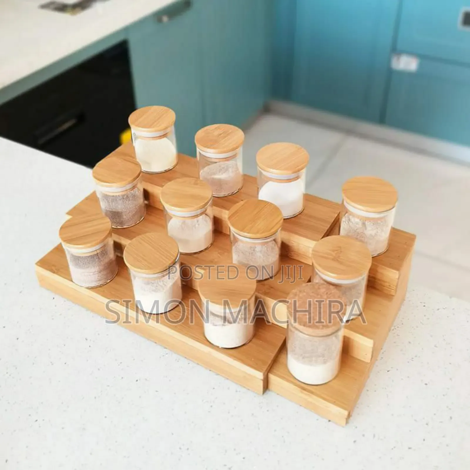 Expandable Wooden 3-Tier Rack
