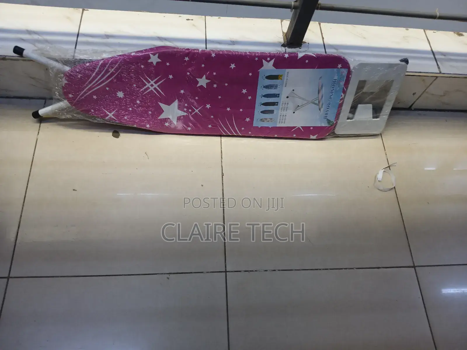 Pink Metallica Ironing Board
