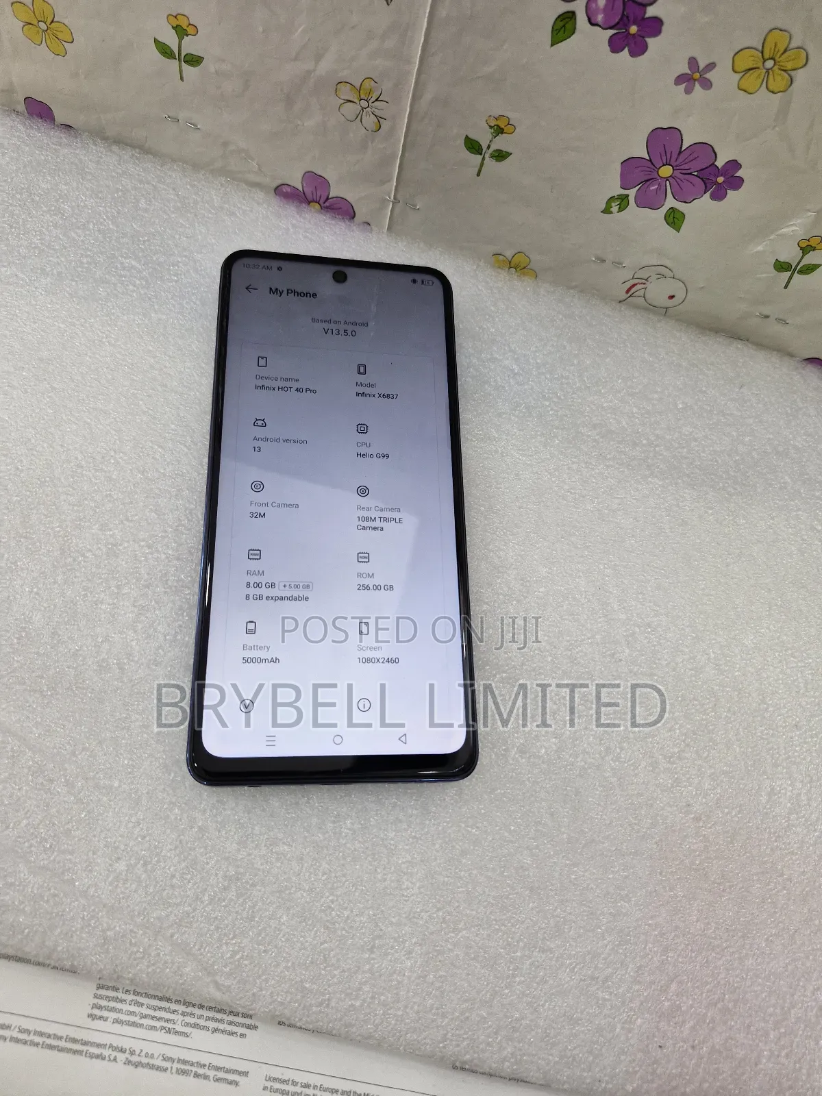 Infinix Hot 40 256 GB Blue