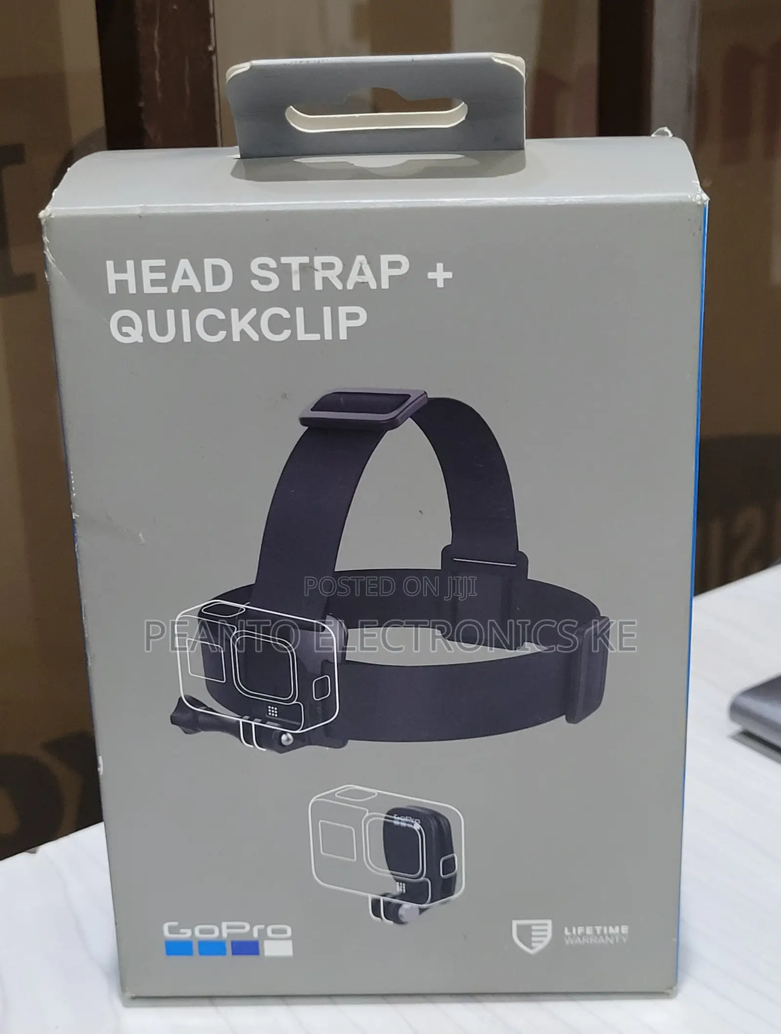Gopro Head Strap 2.0 Head Pov Camera + Clip Mount