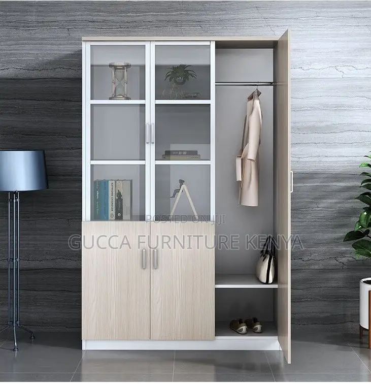 Cabinets:3-Door Wooden Home Office Executive Cabinet