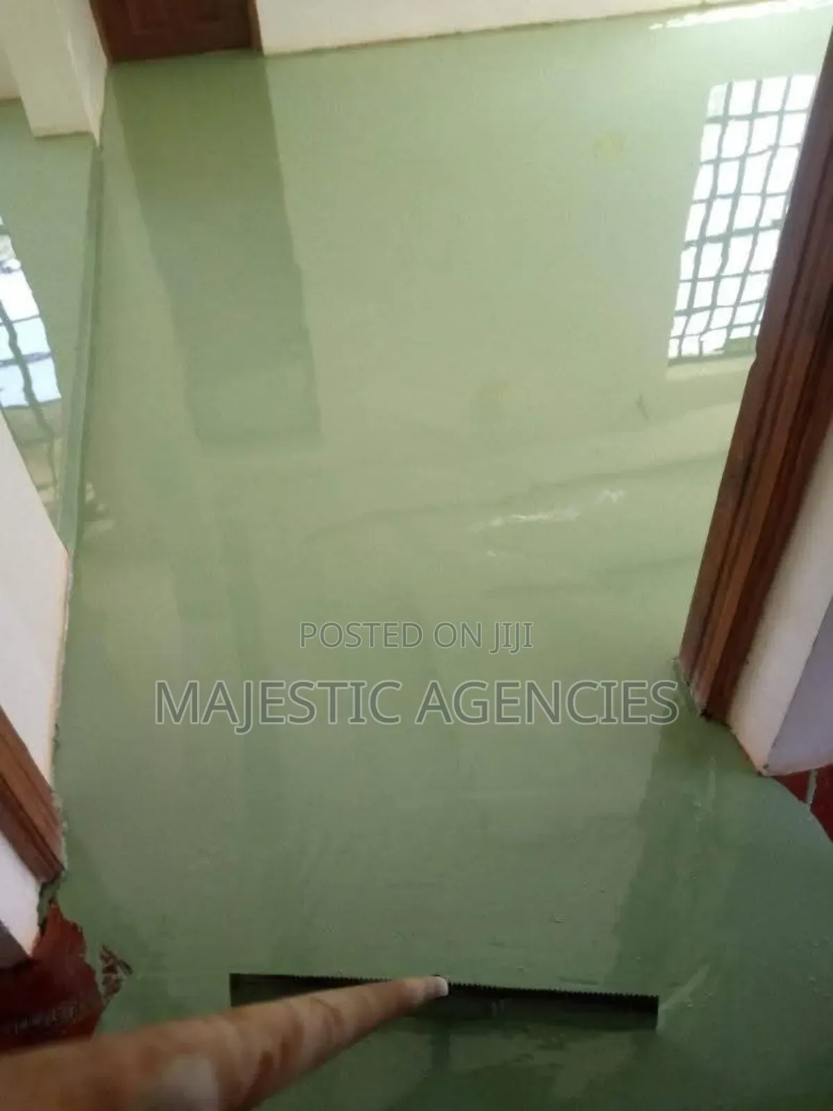 Light Green Epoxy Flooring