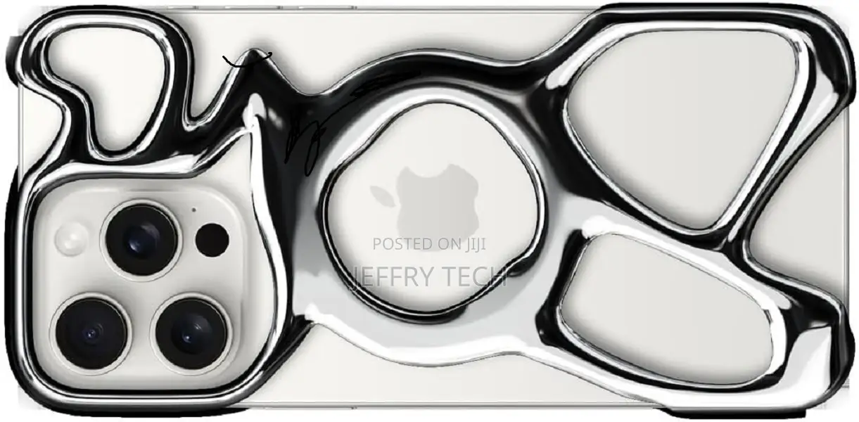 Emptiness Case for iPhone 15 Pro Max ,Magsafe Silver,Heat