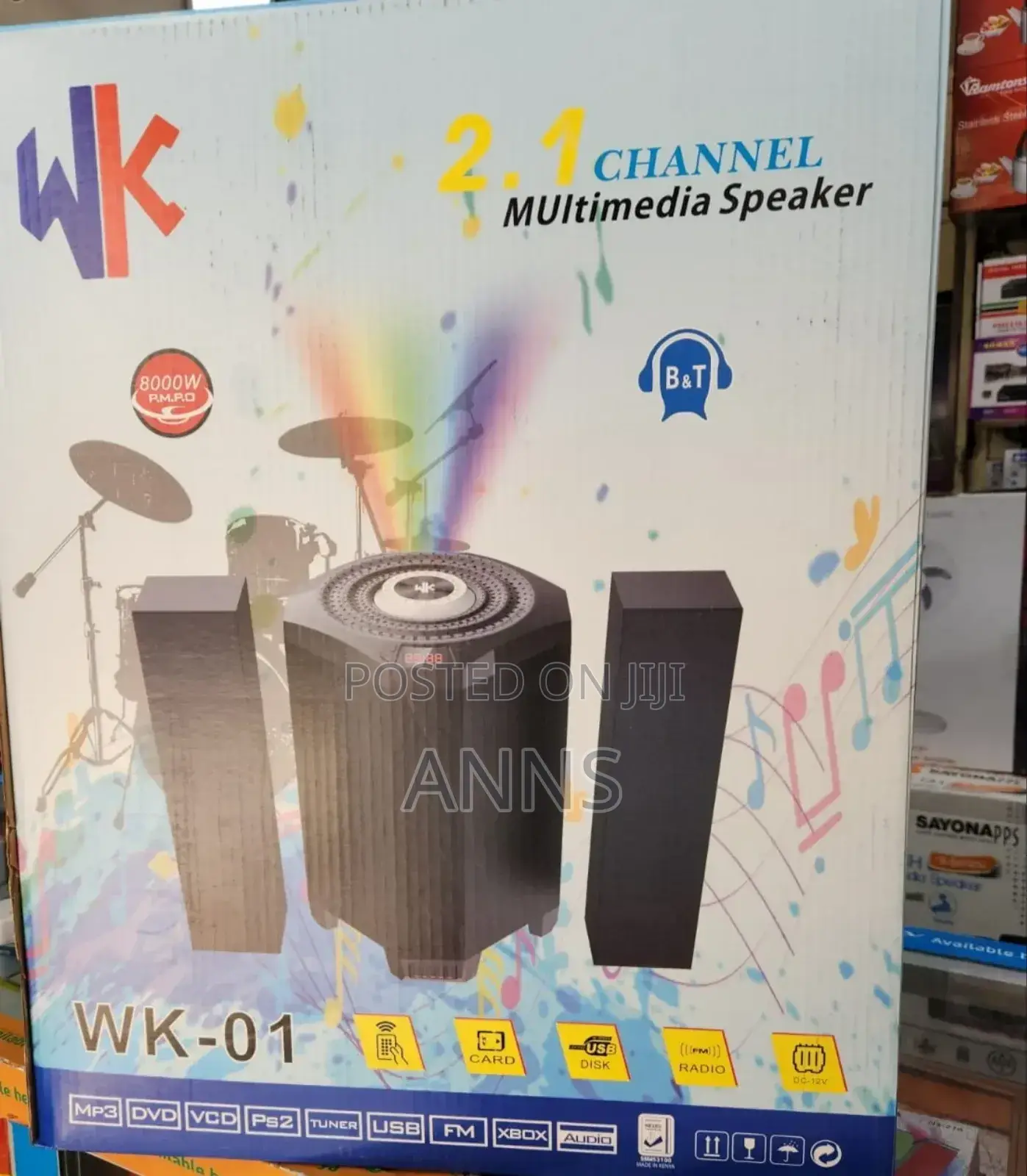 Wk Sounds Systems 2.1 Woofer Mtungi