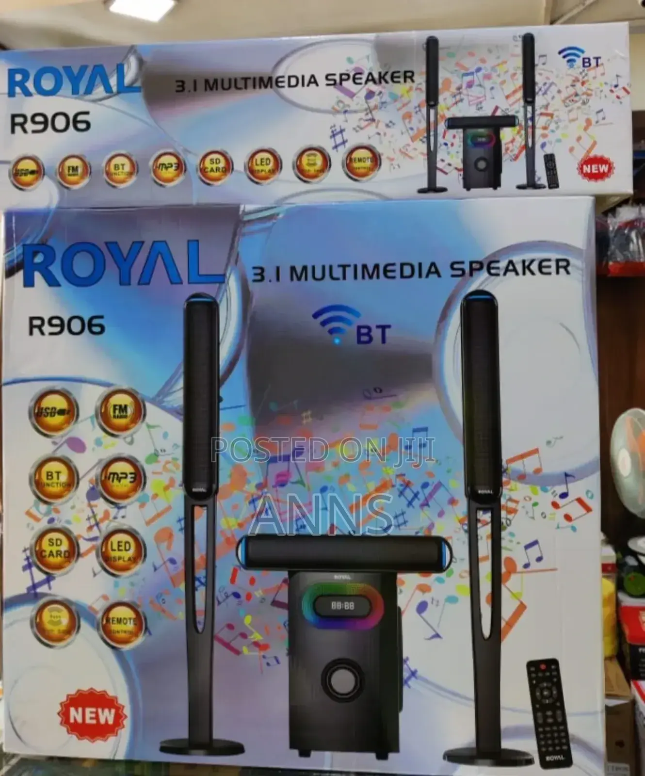 Royal R906 Excellent 3.1 Multimedia Speaker System