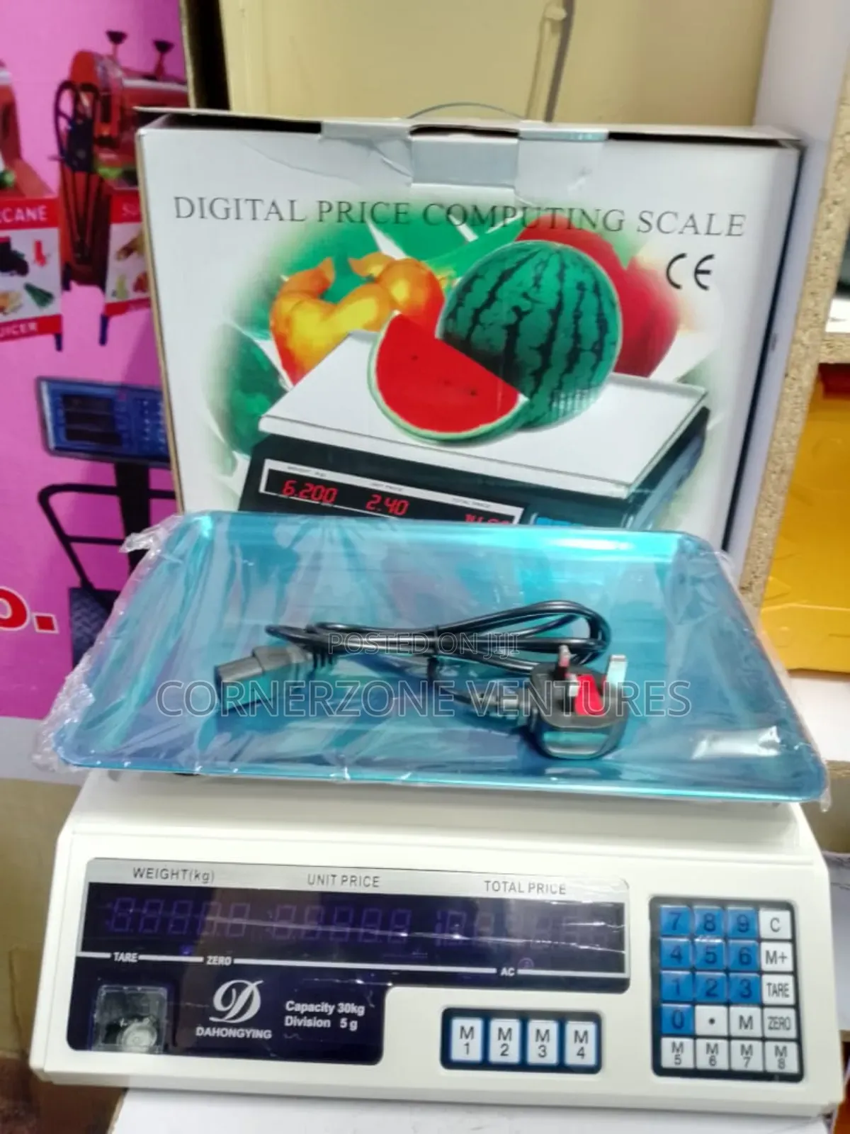 ACS Flat Digital Computing Scale 30kg