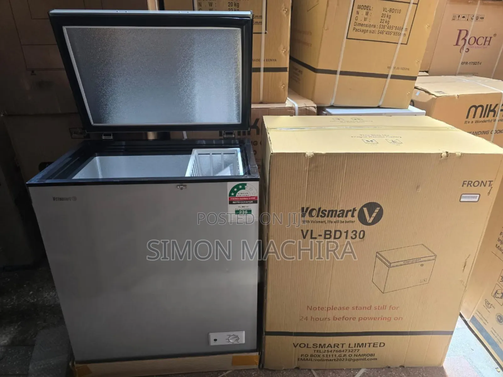 130 Litres Volsmart Deep Freezer