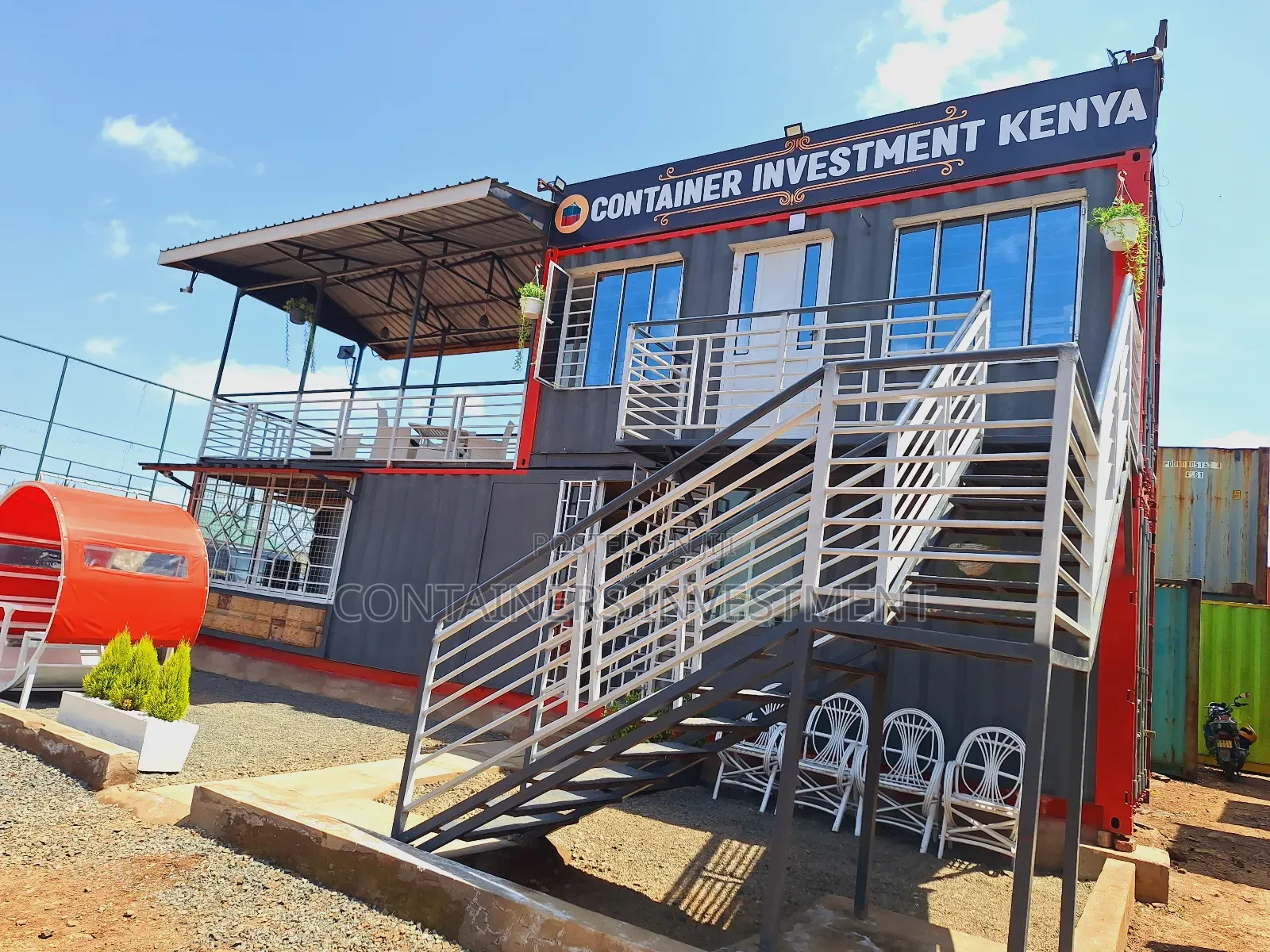 Container Office Block - Great for Remote Locations as Well.